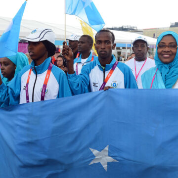 Somali athletes and delegates Somali Youth: Genration Tomorrow