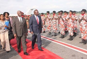 RUTO-GABON Ruto lobbies for more AU troops in Somalia