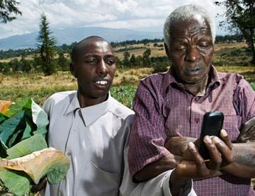 kenya farmer mobile John Wahngombe Change via cashless economy