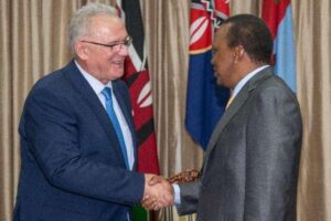 Uhuru with EU commissioner