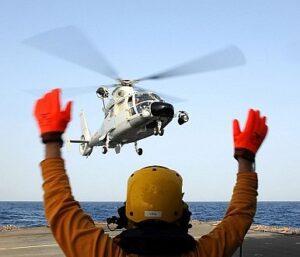 A Chinese helicopter
