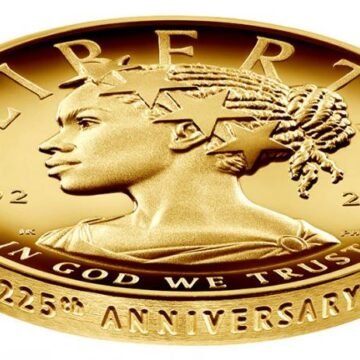 Lady Liberty shown as black woman on U.S. coin for first time