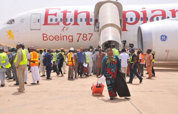 Ethiopian_KADUNA International_ Nigeria First international flight lands in Kaduna airport