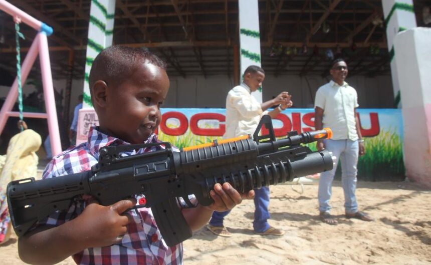 The favorite Eid gift for Somalia’s children: toy guns