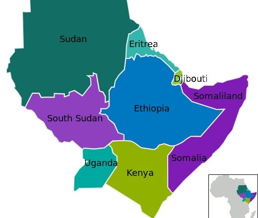IGAD member state map Before the Floodwaters Rise: Turning the October–December 2026 Rainfall Forecast into Early Action Across the Horn of Africa