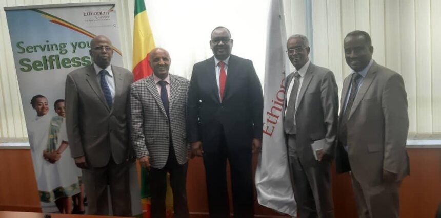 Puntland with ET Madaxweynaha Puntland oo la kulmay Madaxda Shirkada Diyaaradaha ee Itoobiya- ET