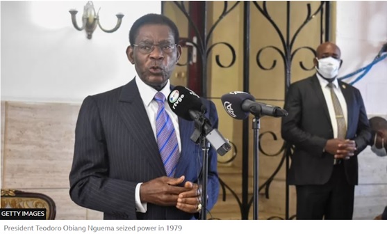 Equatorial Guinea World S Longest Serving President Wins Sixth Term   Equatorial Guinea Teodoro 