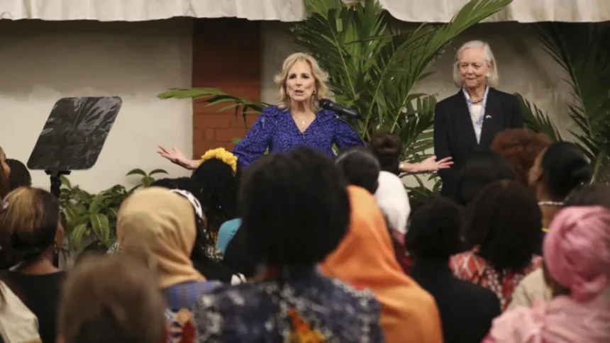 Jill Biden visits Kenya to shine light on worst drought in decades