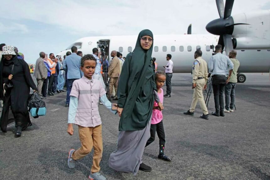 Official: 148 Somalis evacuated from Sudan via Ethiopia