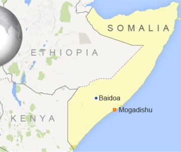 Baidoa-map-Somalia City Under Fire: Baidoa’s Civilians Pay the Price