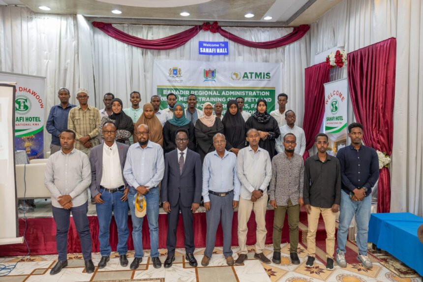 ATMIS SUPPORTS MOGADISHU JOURNALISTS WITH MISINFORMATION AND SAFETY TRAINING