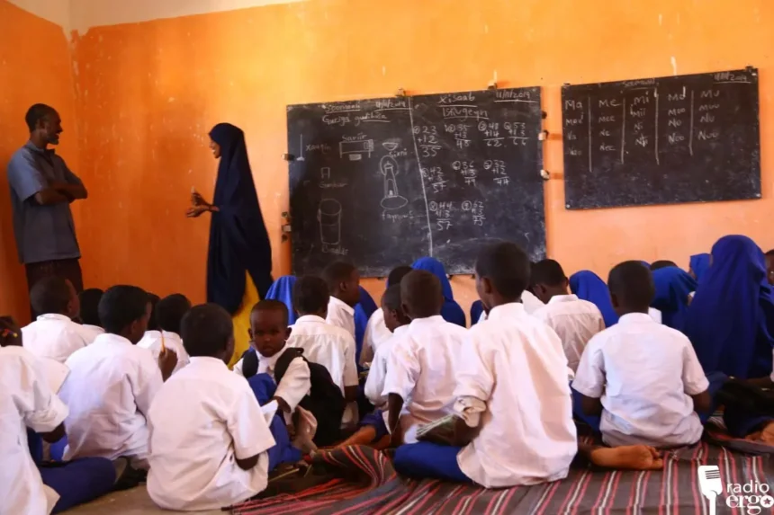 Free school in Baidoa attracts first-time learners from IDP camps and villages