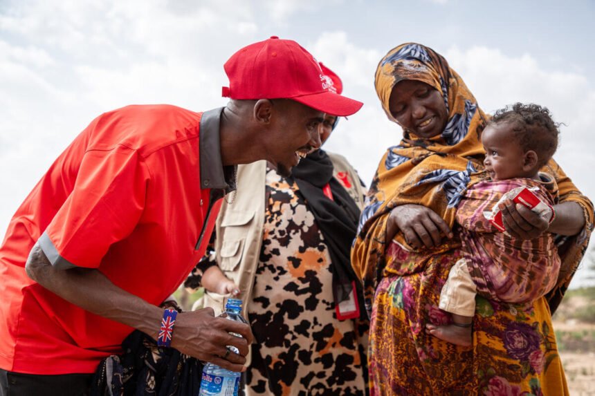 OLYMPIAN SIR MO FARAH ‘HEARTBROKEN’ TO SEE ESCALATING IMPACT OF CLIMATE CHANGE ON CHILDREN IN HIS HOMELAND