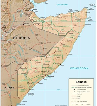 Somalia map with regions Somali Soldiers Detained in Ethiopia, Raising Sensitive Questions Over Border Crossing
