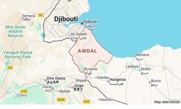 Awdal region map Overview of the Continuous Invasion of Djibouti Government on Awdal Region, Somalia