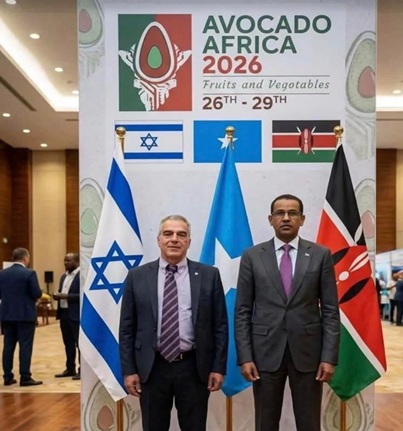 Amb Jibril with Isreali Amb in Kenya The Nairobi Photograph: Somalia’s Diplomatic Contradictions Laid Bare