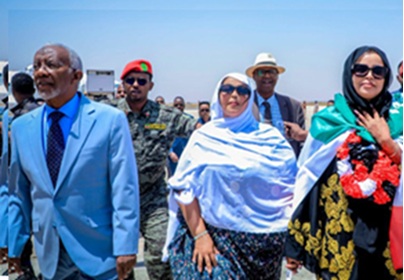 Hargeysa- Fahiim Quuje Former North Eastern State MP Fahiima Quuje Receives Warm Welcome in Hargeisa
