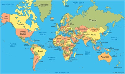 World map The Erosion of Sovereignty: From Ukraine to the Horn of Africa under International Law