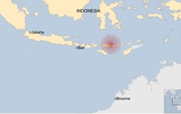 Indonesia- earquake Powerful 7.7-magnitude earthquake kills at least 20 in Indonesia