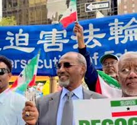 Abdirahman Baileh- Somaliland Dr.Abdirahman Baileh in New York: A Demonstration, a Debate and a Public Record!